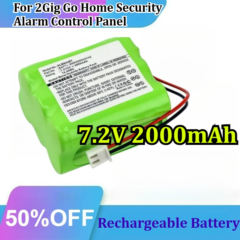 Home Security Battery Replacement - Batterie rechargeable Ni-MH 7,2 V 2000
