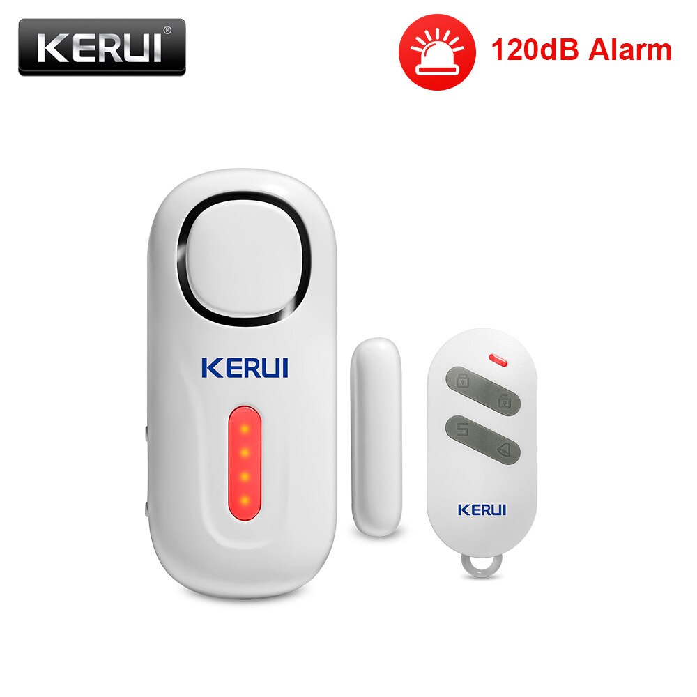 Sim Gsm Alarm - KERUI 120DB sans fil porte/fenêtre entrée