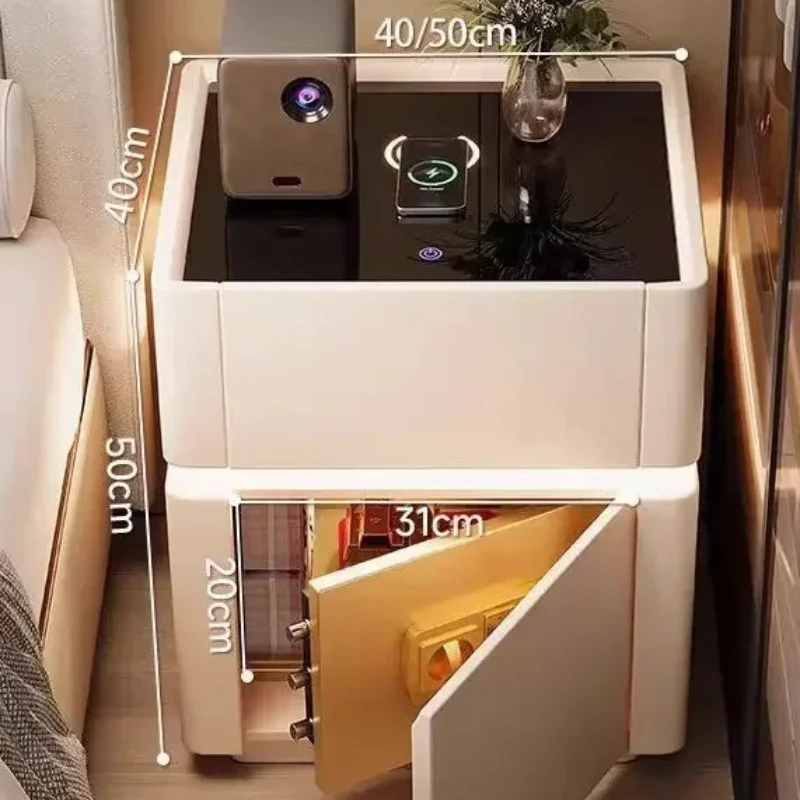 Home Security America - Table de chevet multifonctionnelle intelligente avec