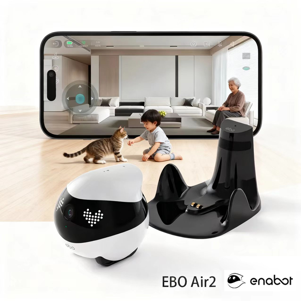 Enabot EBO AIR 2 compagnon Rob - Home Security Robots avis et prix