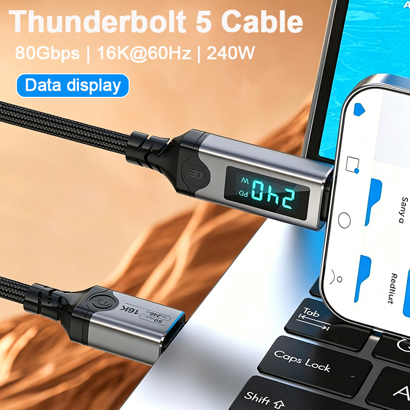 Câble USB Type C Thunderbolt 5 - Home Security Robots avis et prix