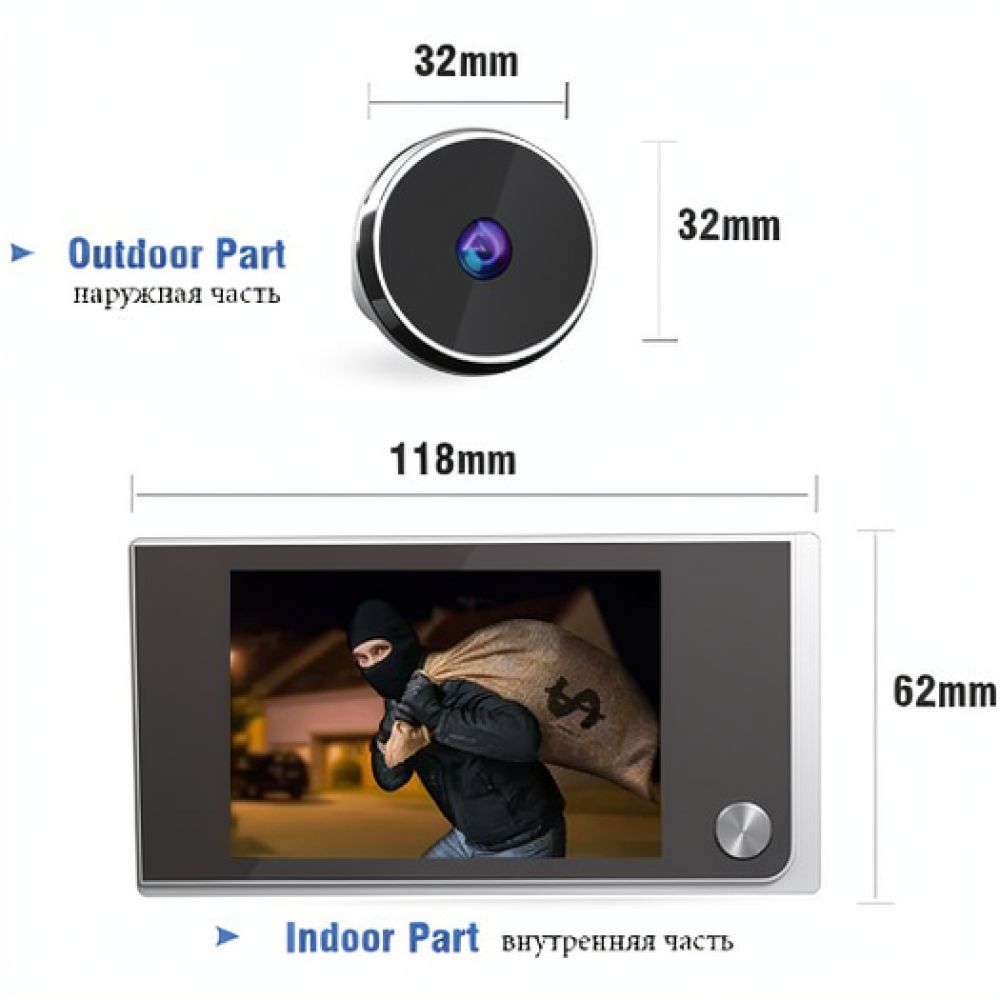 Système de surveillance d'entr - Home Security Front Door Camera avis et prix