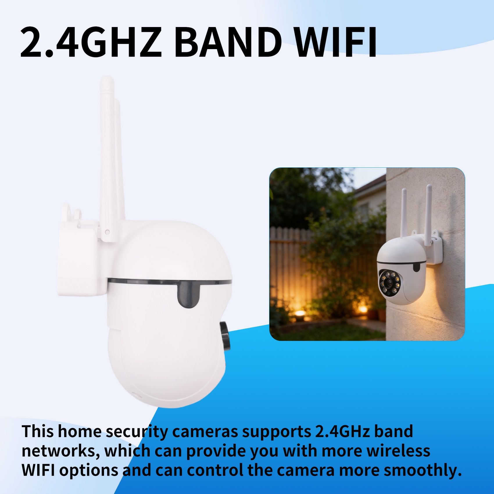 Caméra de sécurité WiFi extéri - Home Security Flood Lights avis et prix