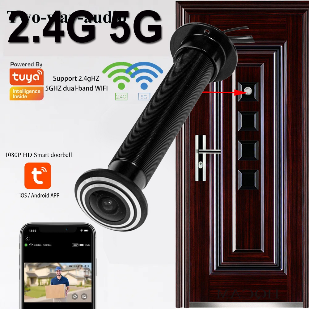 Caméra oculaire Wifi pour port - Home Security Front Door Camera avis et prix